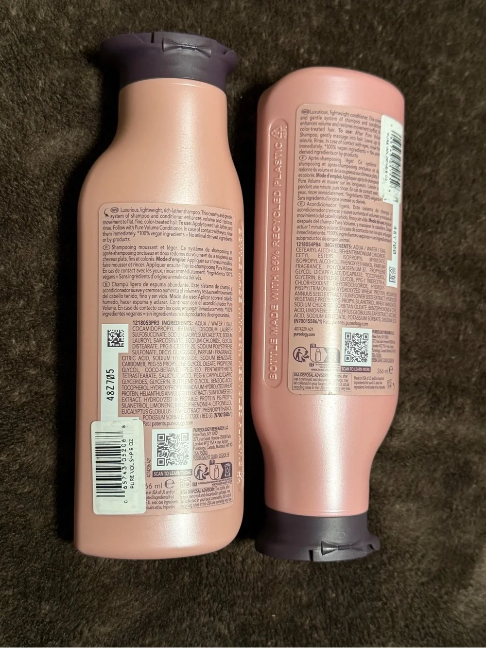 Pureology Pure Volume Shampoo and Conditioner Duo - BRAND NEW NEVER USED